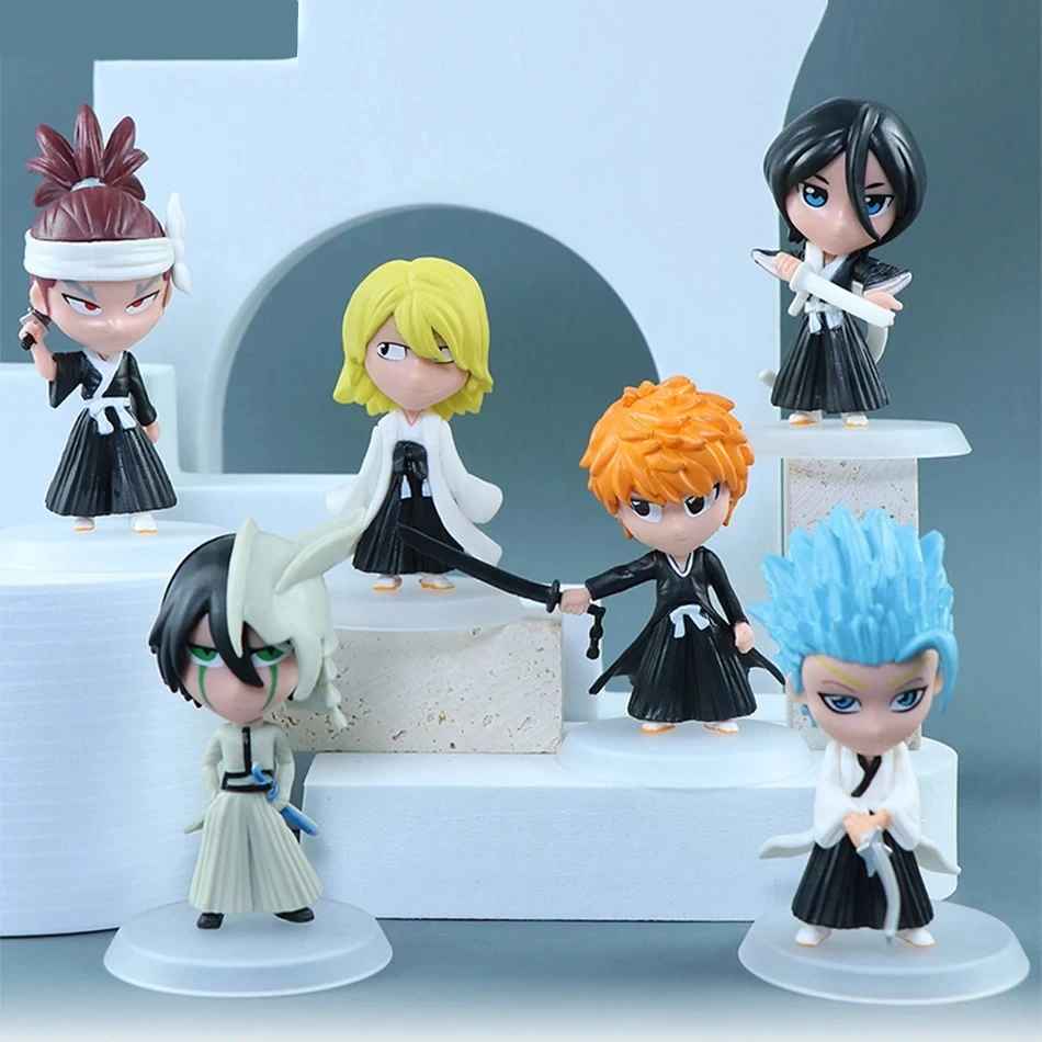 Bleach Anime Chibi Figures – 6-Pack Collectible Set