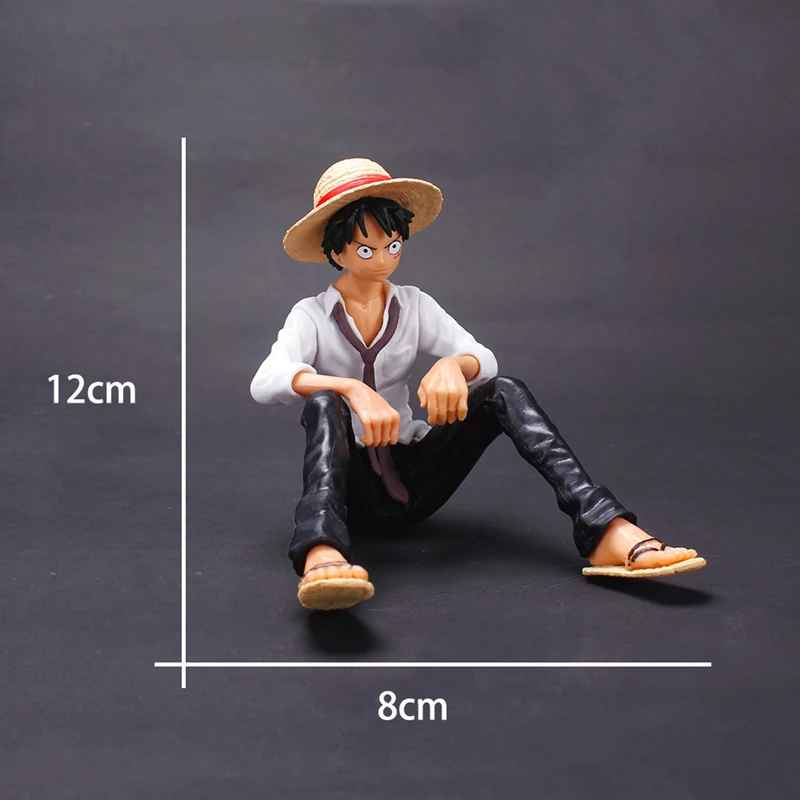 One Piece Monkey D. Luffy Sitting Pose Figurine – Chill & Iconic Anime Collectible