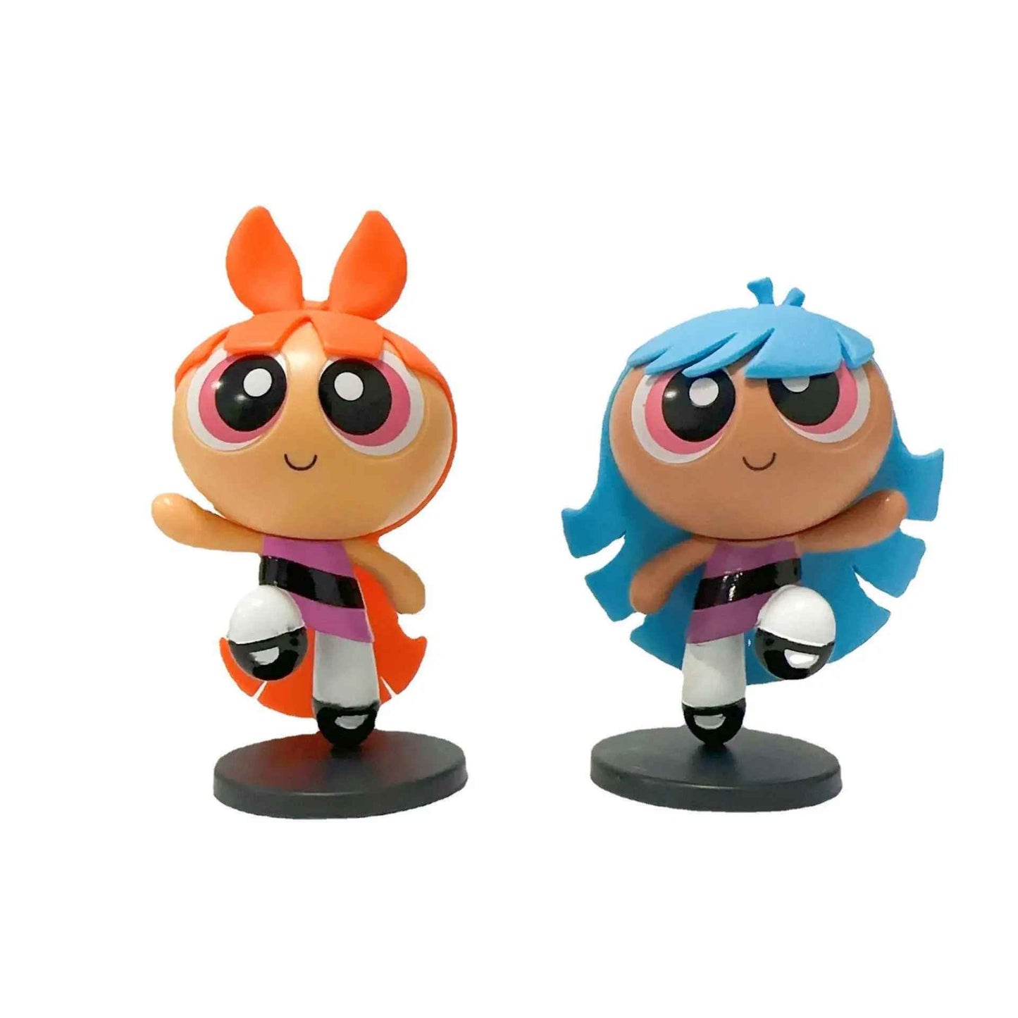 The Powerpuff Girls Figure Set | Blossom, Bubbles, & Buttercup Collectibles Cartoon Network Nostalgia Statue | Geekzillaa