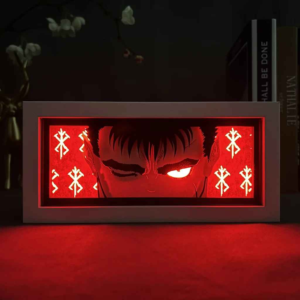 ⚔️ Guts "Black Swordsman" Multi-Layered RGB Light Box