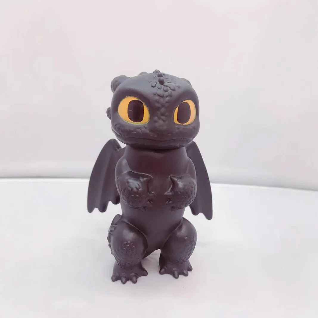 Toothless & Light Fury Mini Figures | Night Fury & Light Fury Chibi Statues | Dragon Trainer Collectibles | Geekzillaa