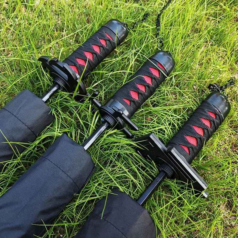 Bleach Katana Umbrella | Soul Reaper Sword Handle Parasol | Anime Tactical Gear | Geekzillaa