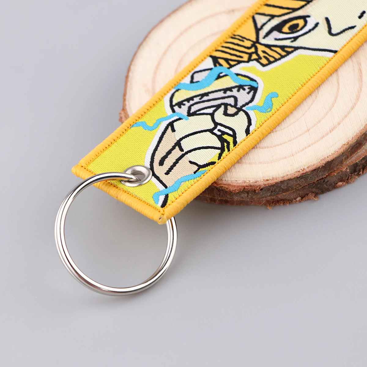 🗡️ Demon Slayer "Breath Style" Embroidered Cloth Keychains