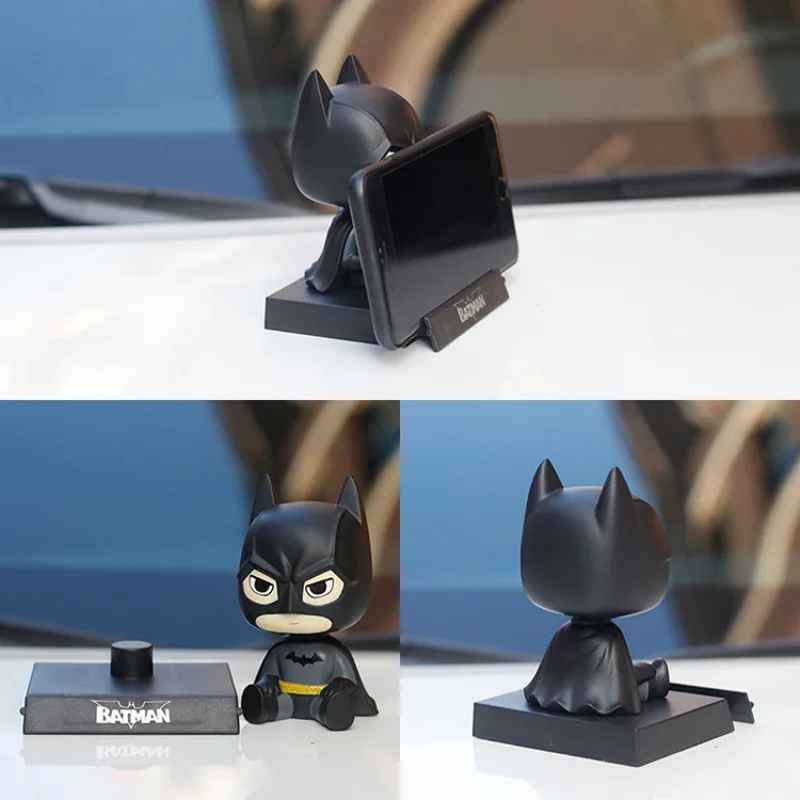 Anime & Superhero Bobblehead Collection – Chibi Figures with Phone Holder & Wobble Action