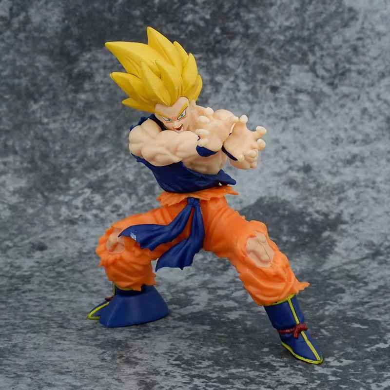 uper Saiyan Goku Figure | Kamehameha Action Pose Dragon Ball Z Statue | Geekzillaa