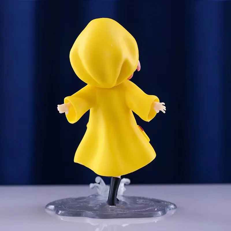 Anya Forger Raincoat Figure | Spy x Family Chibi Statue Yellow Rain Boots Collectible | Geekzillaa