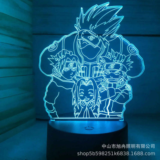 Kakashi Hatake & Team 7 "Sensei's Bond" RGB Mood Lamp