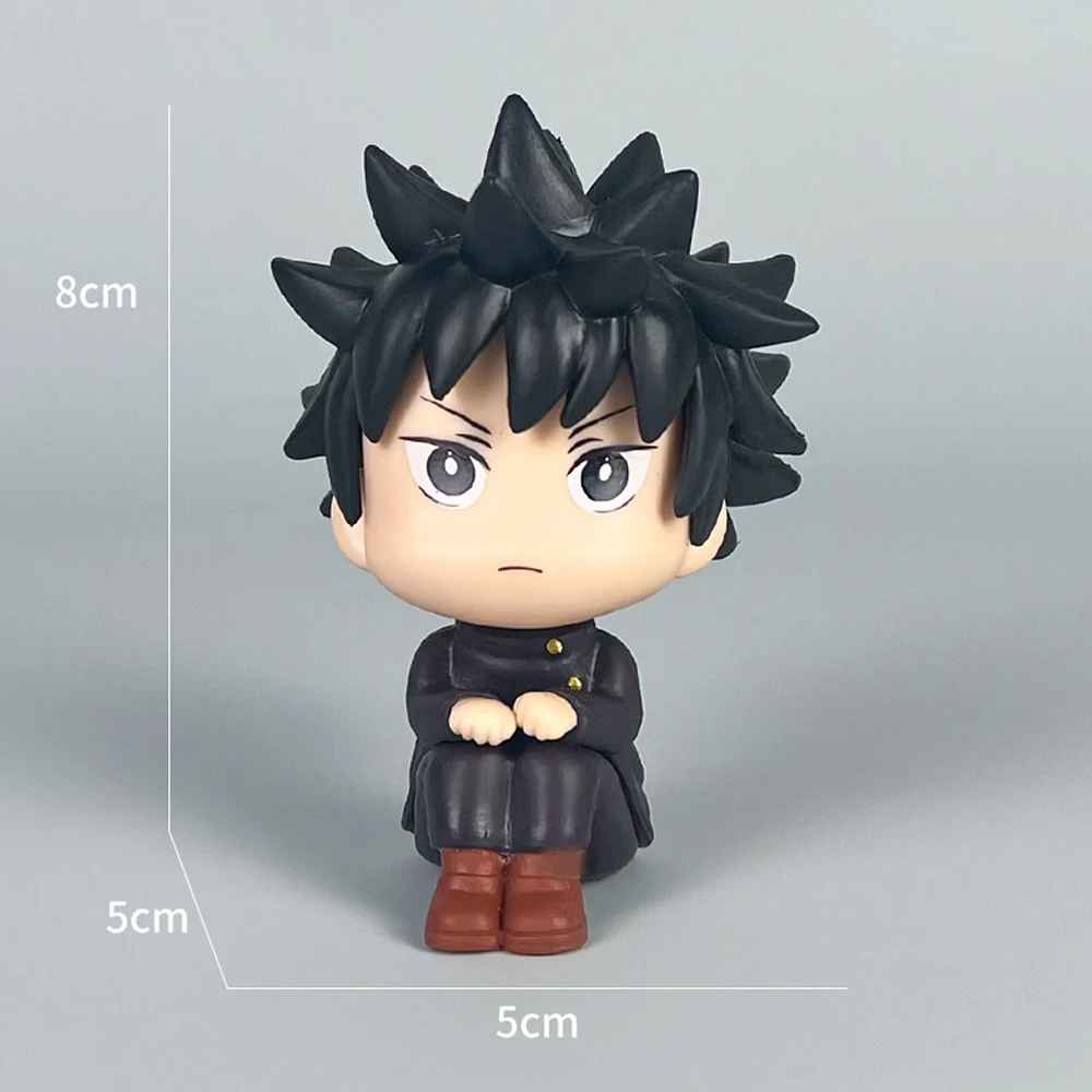 Jujutsu Kaisen 5-Piece Set – Collectible 9cm PVC Figures of Gojo, Yuji, Megumi, Nobara & Panda