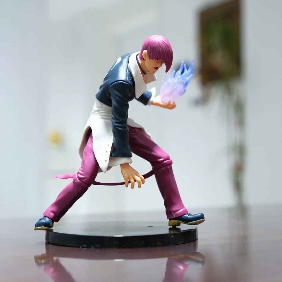 King of Fighters Figure Set | Kyo Kusanagi & Iori Yagami Statue Gaming Collectible KOF Merch | Geekzillaa
