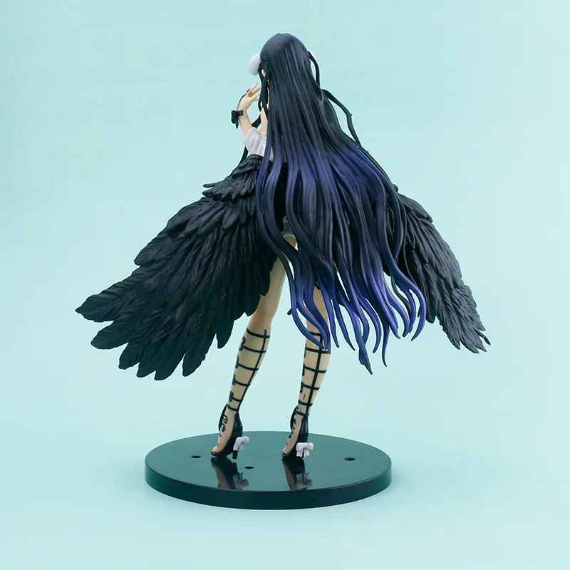 Albedo Figure – Elegant Overlord Anime Collectible with Black Feather Wings