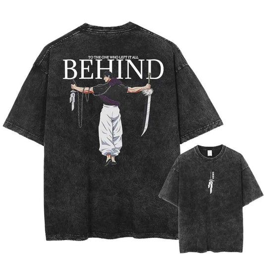 Toji Fushiguro T-Shirt | To The One Who Left It All Behind Vintage Tee | Geekzillaa