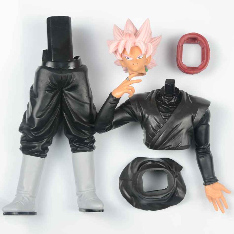 Goku Black Figure | Super Saiyan Rosé Statue Dragon Ball Super Collectible | Geekzillaa
