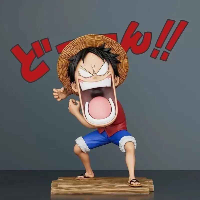 One Piece Laughing Figure Set | Luffy, Zoro & Sanji Skypiea Statue | Monster Trio Joy Boy Collectible | Geekzillaa