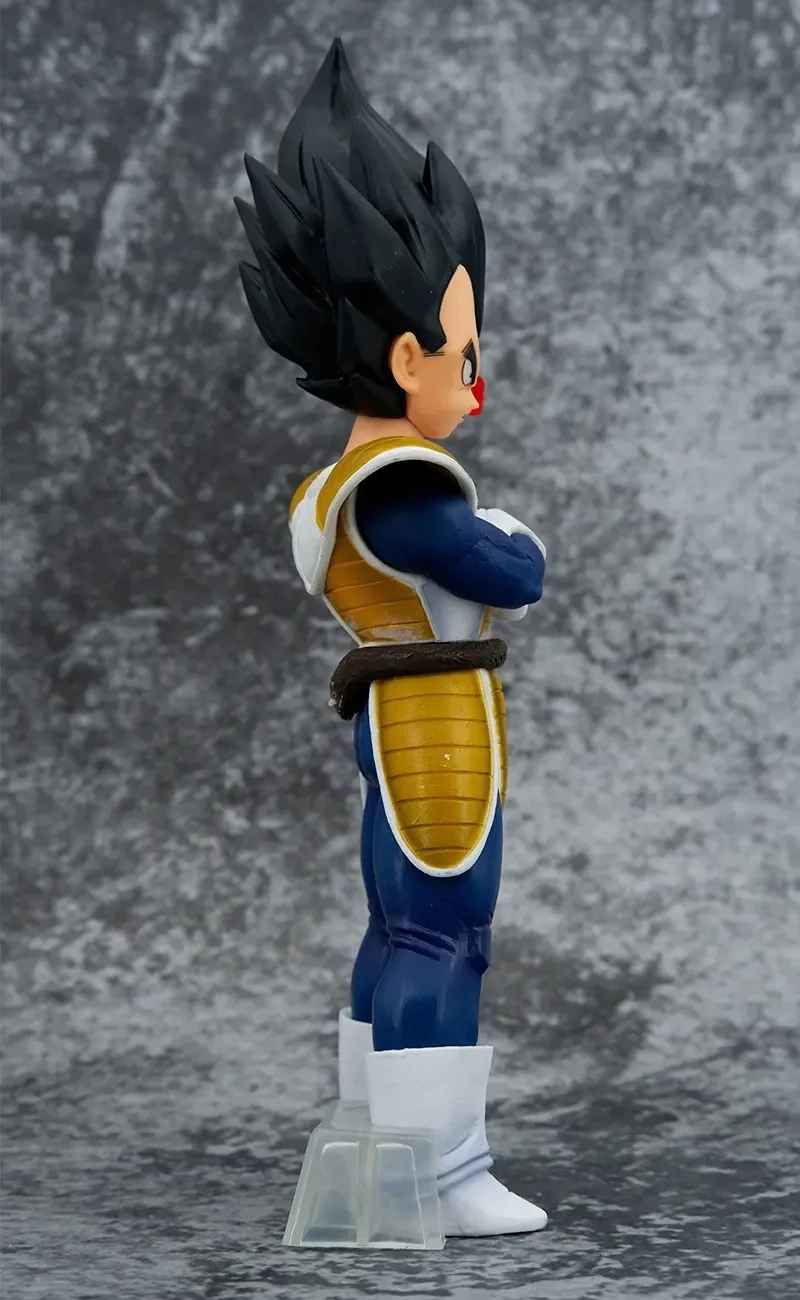 Vegeta Saiyan Saga Figure | Classic Armor Scouter Era Statue | Dragon Ball Z Collectible | Geekzillaa