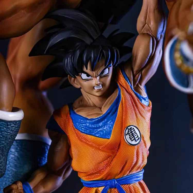Dragon Ball Son Goku vs Nappa Figure – 23cm Anime Statue