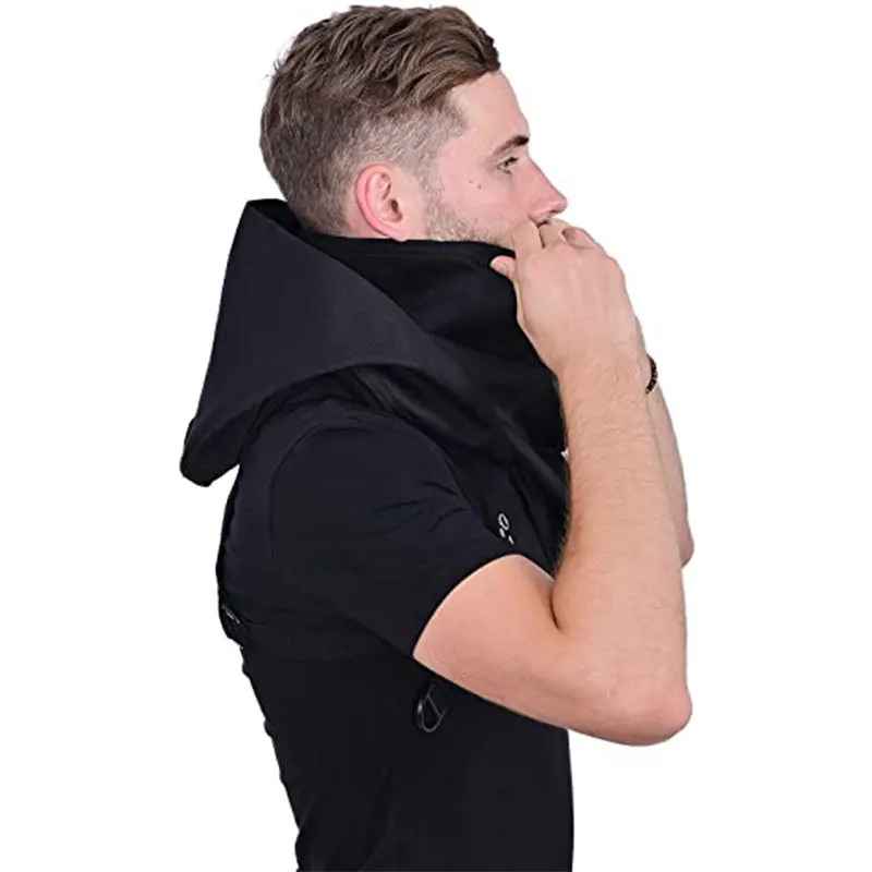 Cyberpunk Assassin Hooded Cape – Futuristic Cosplay Cloak for Men & Women