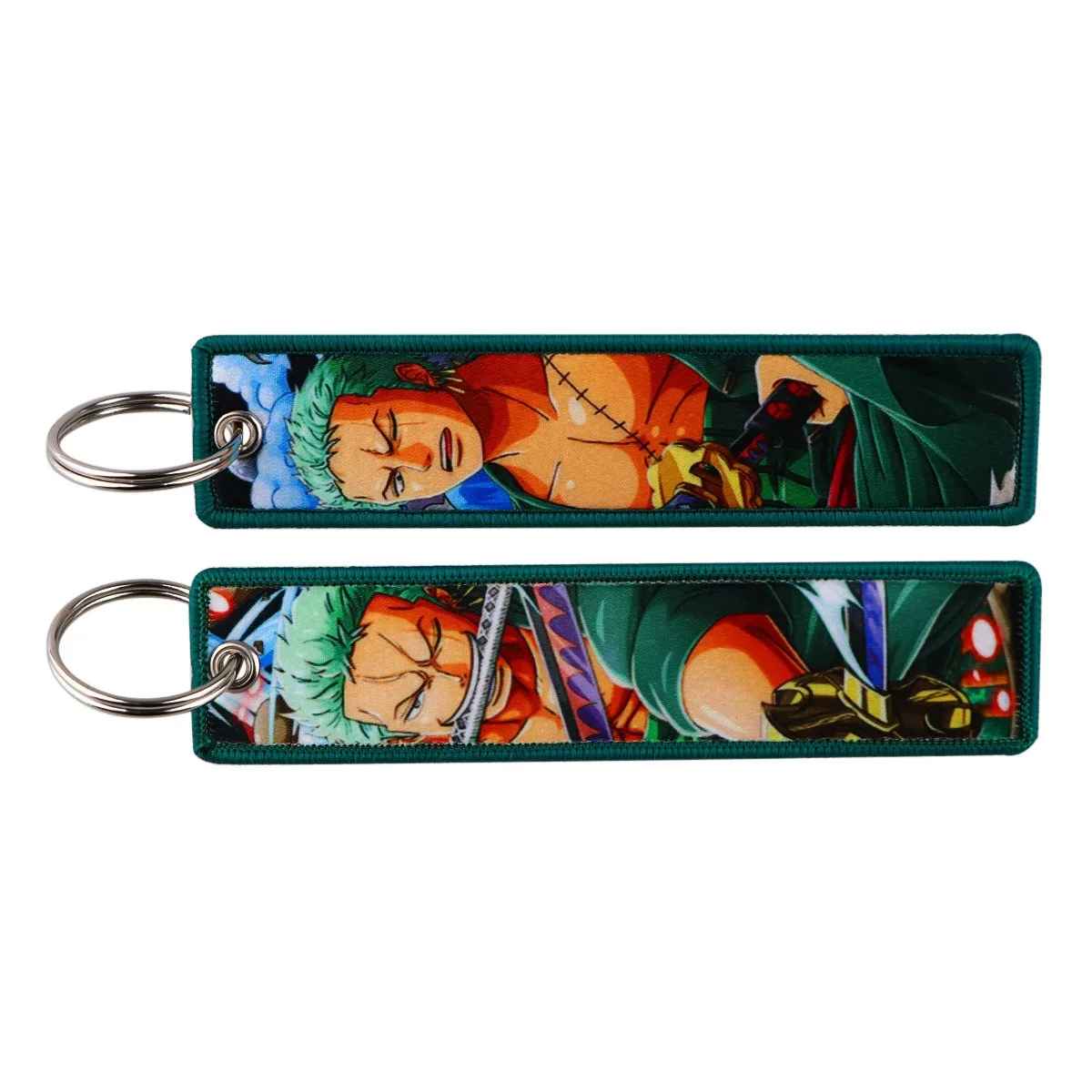 One Piece "Grand Line" Embroidered Keychain Set