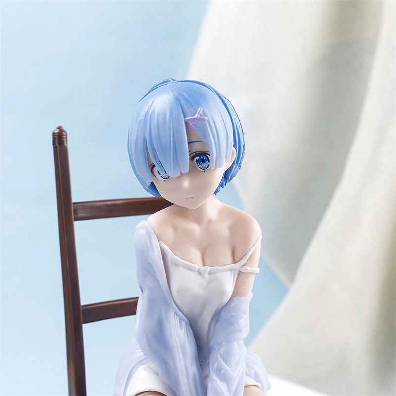 Rem Sitting on Chair Figure – Re:Zero Anime Collectible