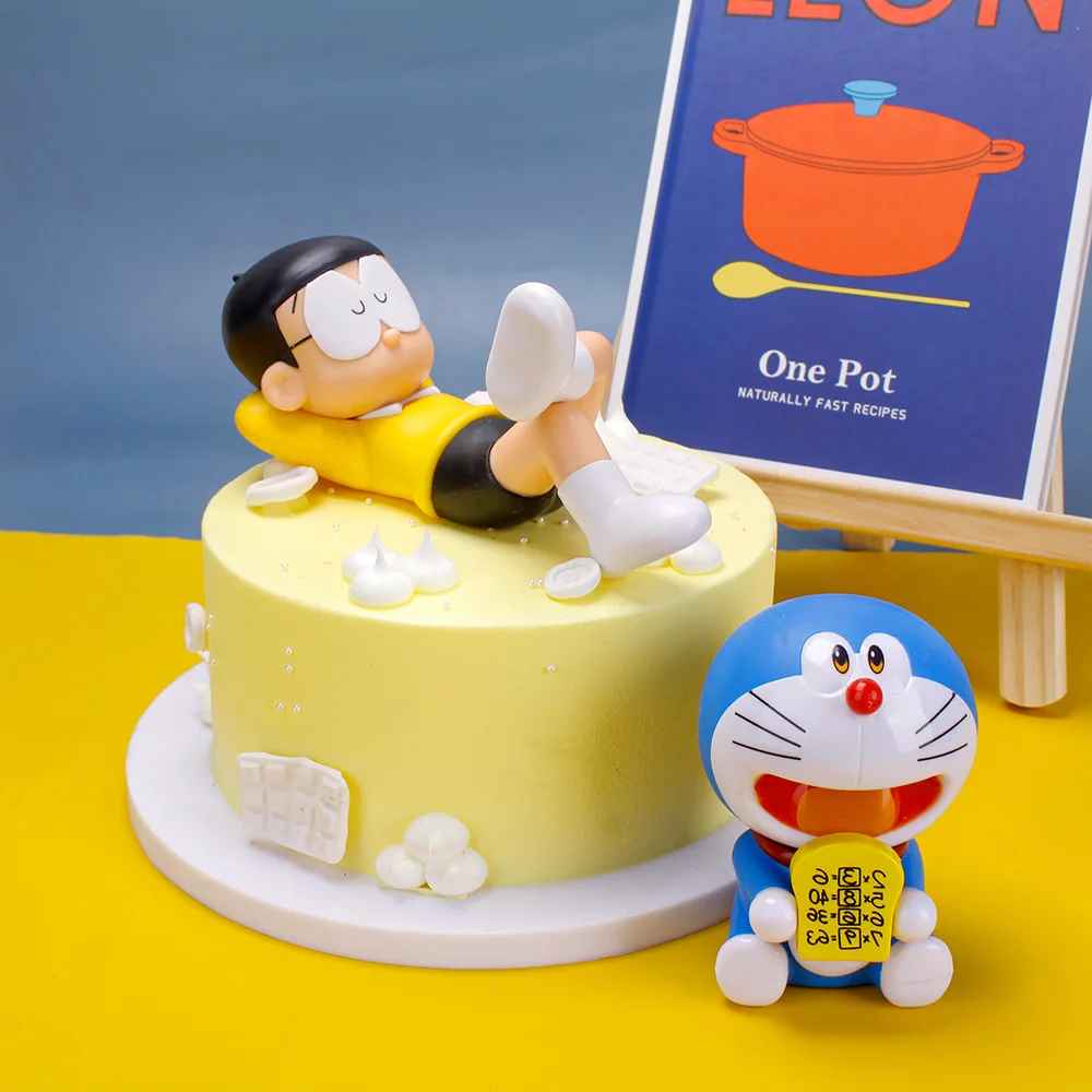 Relaxed Cartoon Boy Figurine – Anime-Inspired Collectible Decor