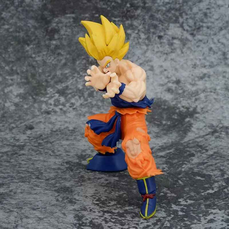 uper Saiyan Goku Figure | Kamehameha Action Pose Dragon Ball Z Statue | Geekzillaa