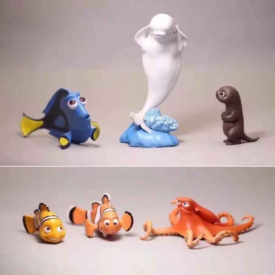 Finding Dory & Nemo Character Toy Figurine Set (7 Pcs)