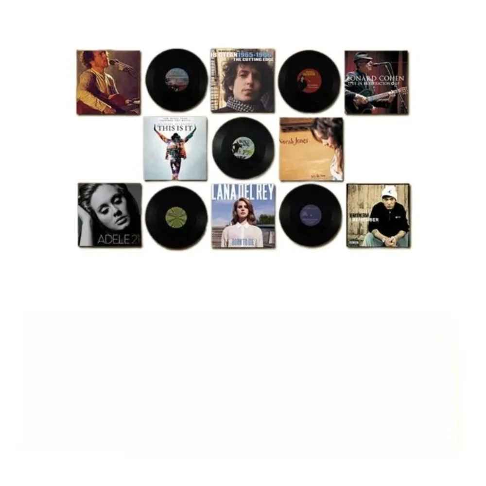 Classic Legends Vinyl Record Wall Art Set