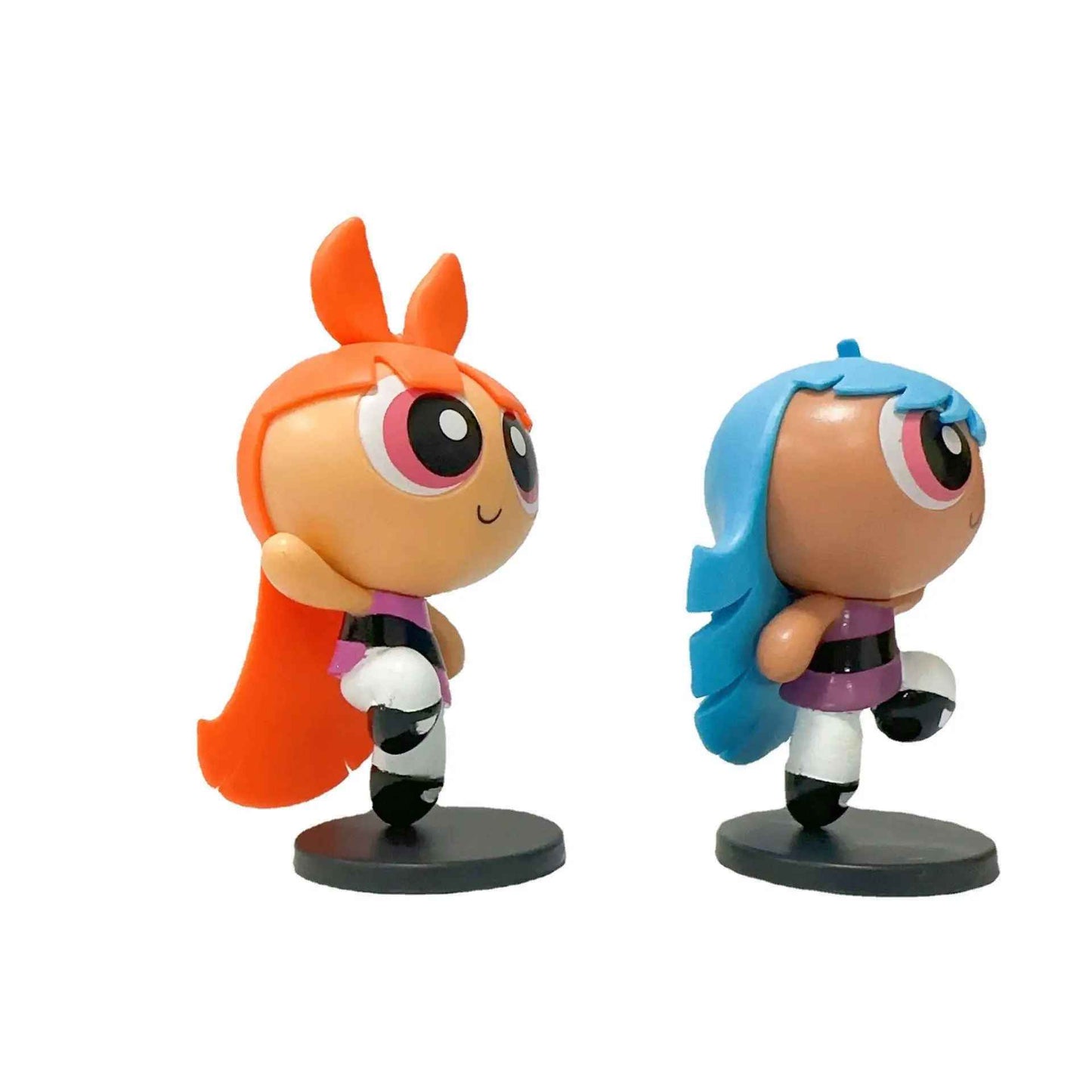 The Powerpuff Girls Figure Set | Blossom, Bubbles, & Buttercup Collectibles Cartoon Network Nostalgia Statue | Geekzillaa