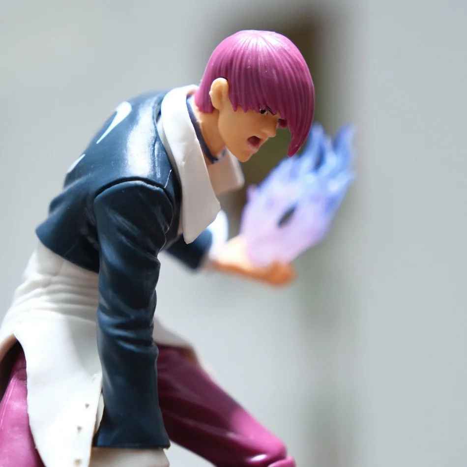 King of Fighters Figure Set | Kyo Kusanagi & Iori Yagami Statue Gaming Collectible KOF Merch | Geekzillaa