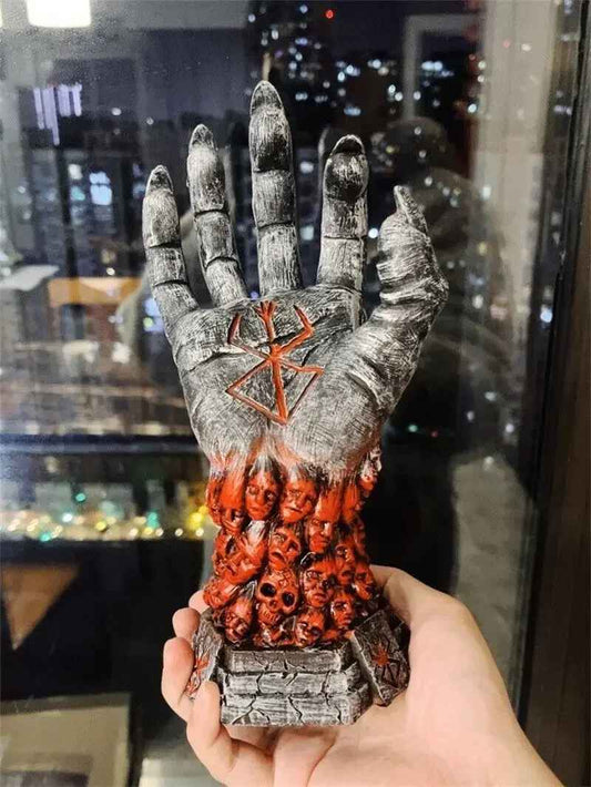 Berserk God Hand Statue | Brand of Sacrifice Hand Collectible 25cm Dark Fantasy Manga Decor | Geekzillaa