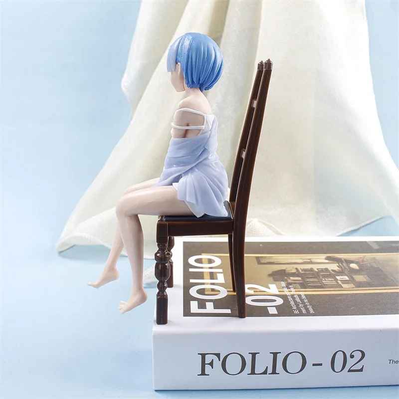 Rem Sitting on Chair Figure – Re:Zero Anime Collectible