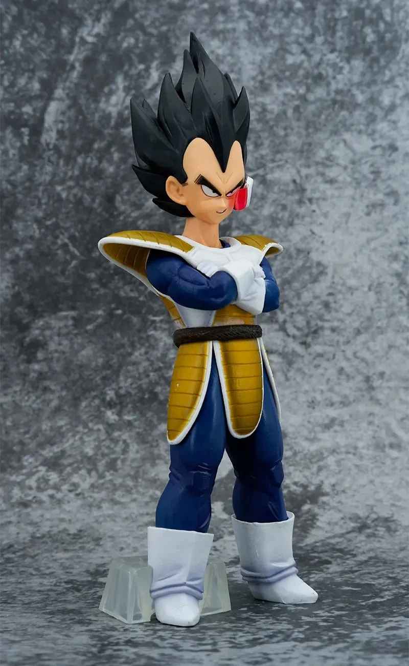 Vegeta Saiyan Saga Figure | Classic Armor Scouter Era Statue | Dragon Ball Z Collectible | Geekzillaa