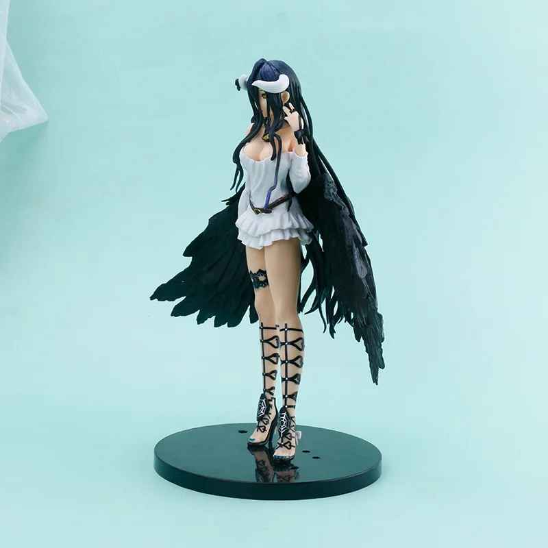 Albedo Figure – Elegant Overlord Anime Collectible with Black Feather Wings