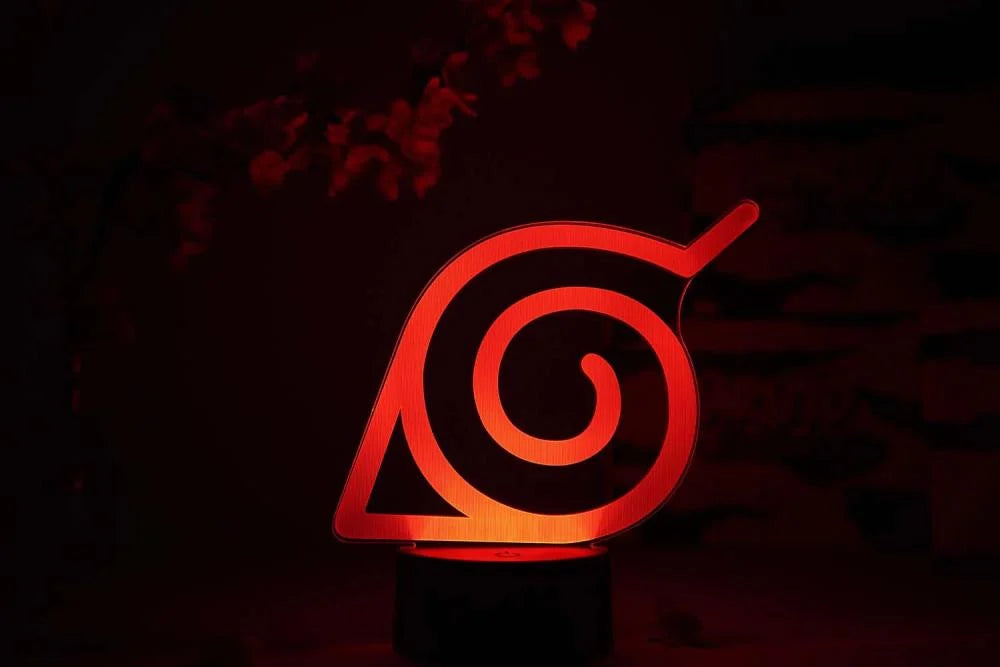 Shippuden "Konoha Leaf" 3D Illusion RGB Lamp