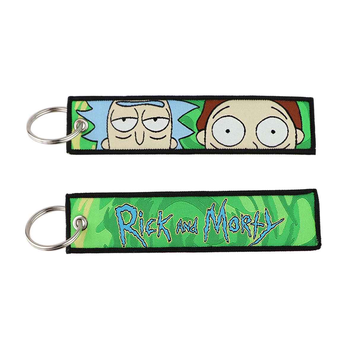 Rick and Morty "Multiverse Portal" Embroidered Keychain
