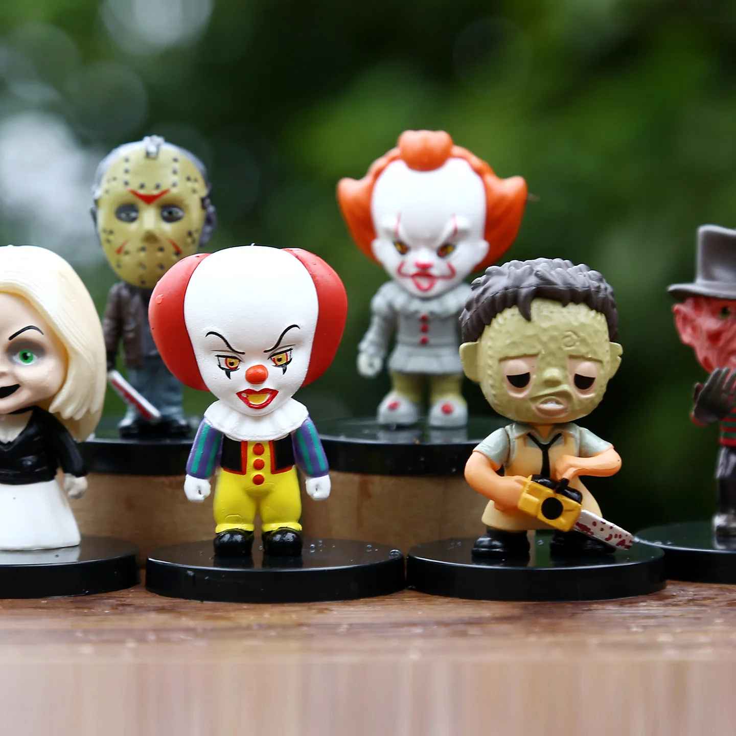 8pcs Horror Movie Miniature Figurines – Stylized Collectible Action Figures for Fans & Collectors