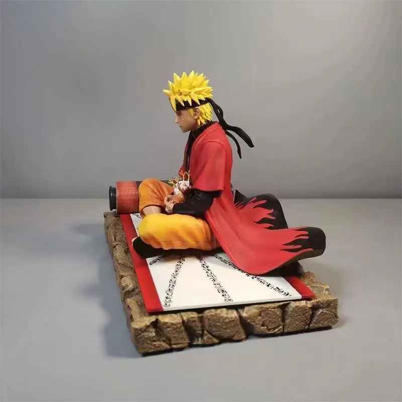 Naruto Uzumaki Sage Mode Figure | Seated Sage Transformation Statue | Naruto Shippuden Collectible | Geekzillaa