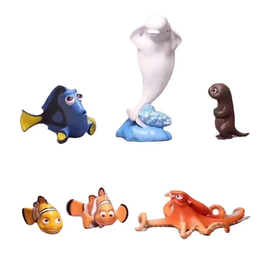 Finding Dory & Nemo Character Toy Figurine Set (7 Pcs)