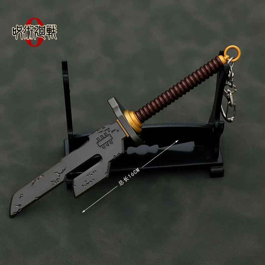16cm Jujutsu Kaisen Weapon Fushiguro Toji Lance Special Charm Anime Peripheral Metal Weapon Model Samurai Sword Gifts