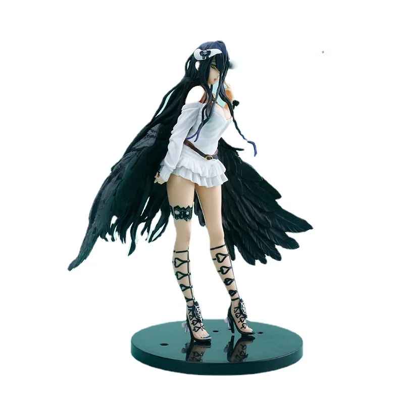 Albedo Figure – Elegant Overlord Anime Collectible with Black Feather Wings