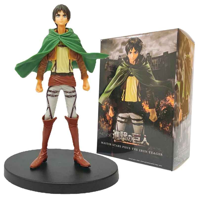 Eren Yeager Figure | Attack on Titan Survey Corps Statue Anime Collectible | Geekzillaa