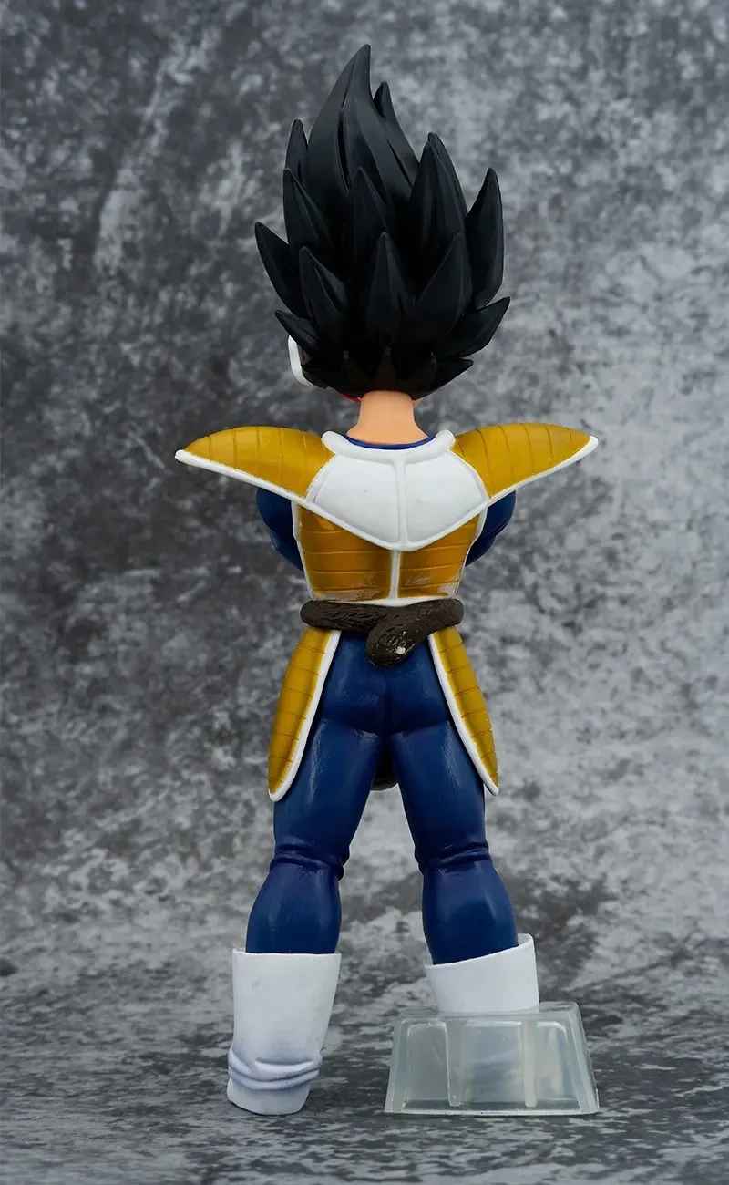 Vegeta Saiyan Saga Figure | Classic Armor Scouter Era Statue | Dragon Ball Z Collectible | Geekzillaa