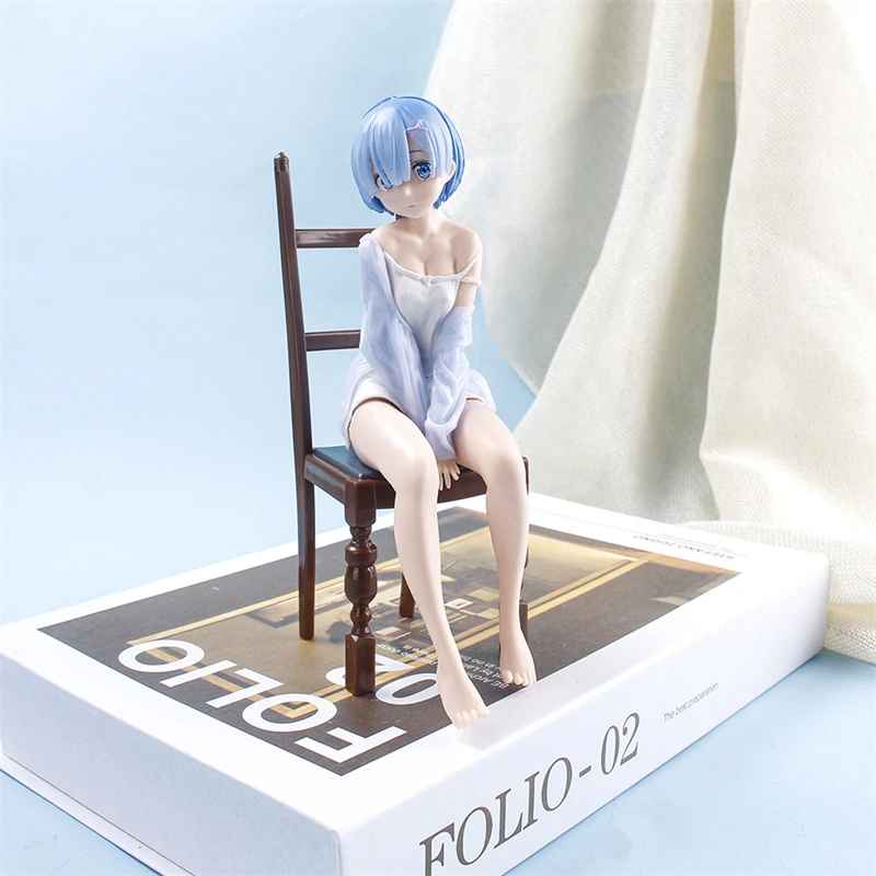 Rem Sitting on Chair Figure – Re:Zero Anime Collectible