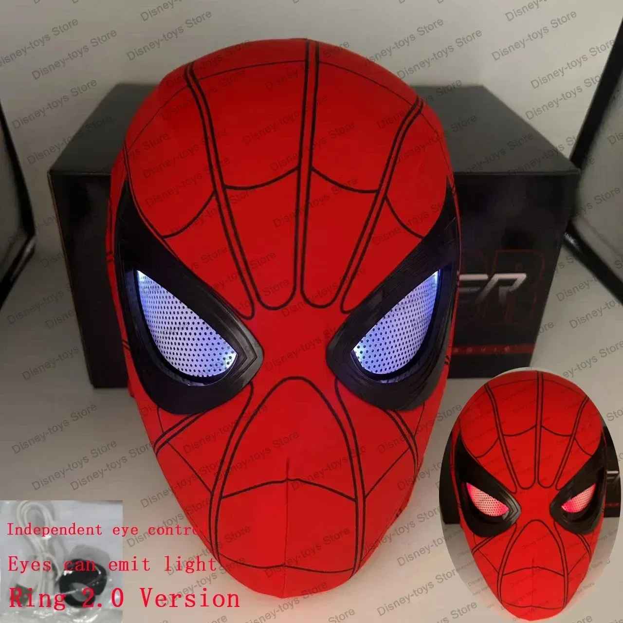 Spider-Man Cosplay Head Mask – 1:1 Scale (Life-Size) with Moving Eyes – Electronic & Manual Versions