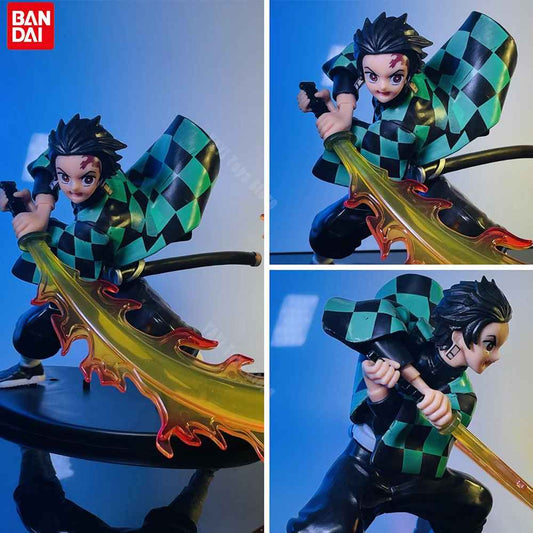 Demon Slayer Figure | Tanjiro Zenitsu Rengoku Collection Kimetsu no Yaiba Anime Statue | Geekzillaa