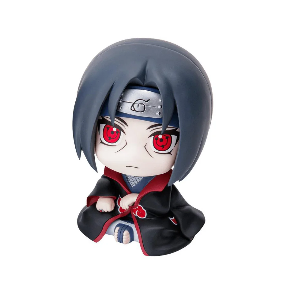 2 Pcs Naruto Anime Figure Kakashi  Itachi Q Version