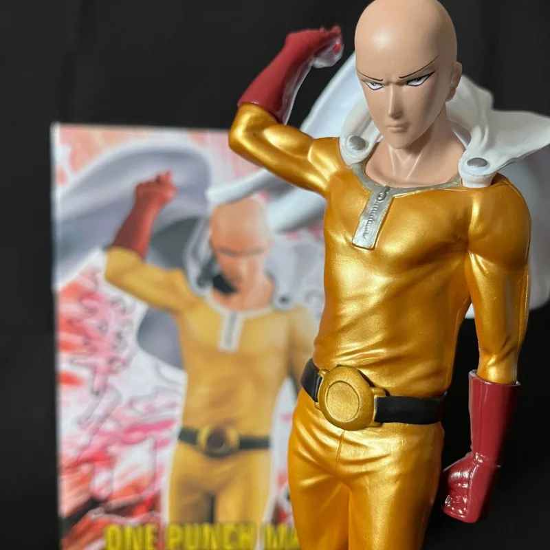 💥 Saitama “One Punch Man” Gold Edition Figure – Hero for Fun!