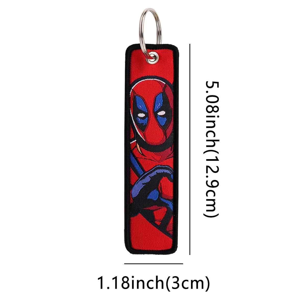 Marvel & DC "Multiverse Legends" Embroidered Keychain Set