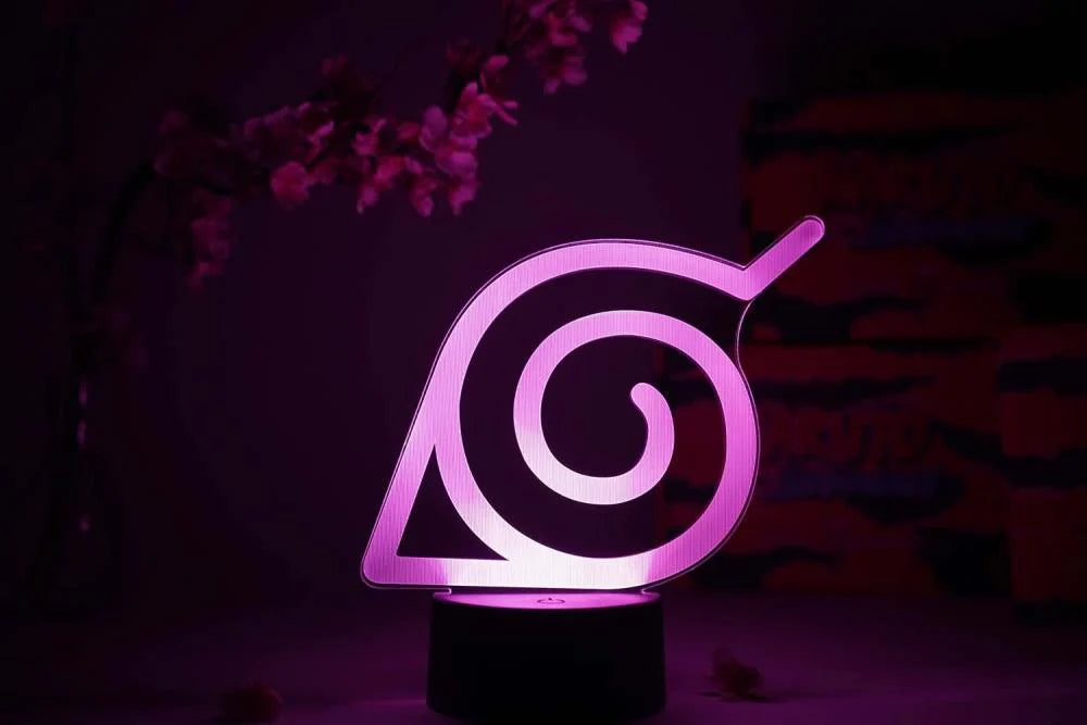 Shippuden "Konoha Leaf" 3D Illusion RGB Lamp