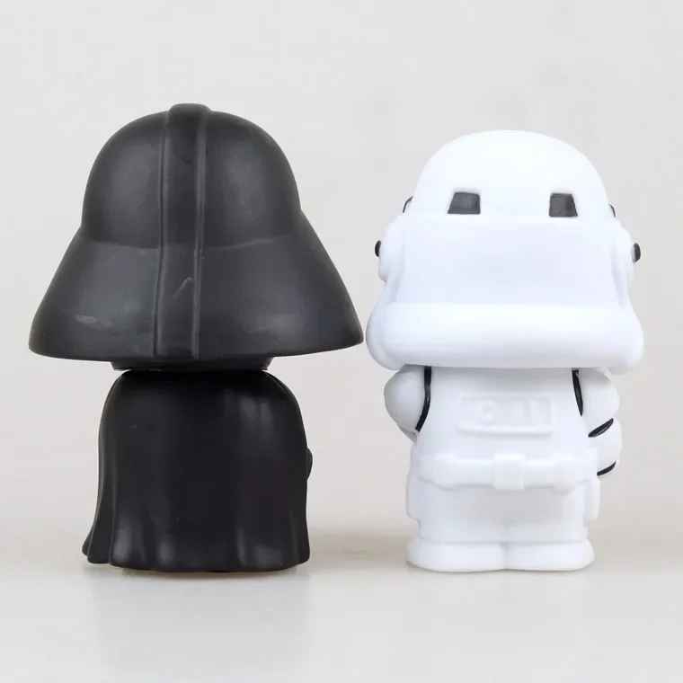 Star wars Darth vader imp Cute Style Star War Darth Vader & STORM TROOPER Kawaii Movie Action Figureerial stormtrooper