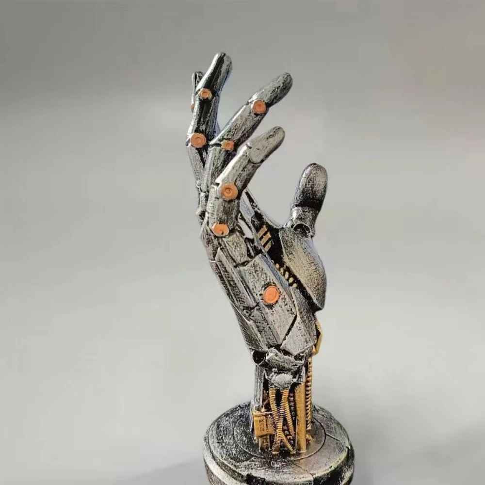 Futuristic Punk Robotic Arm Stand – 25cm Decorative Headphone & Controller Holder